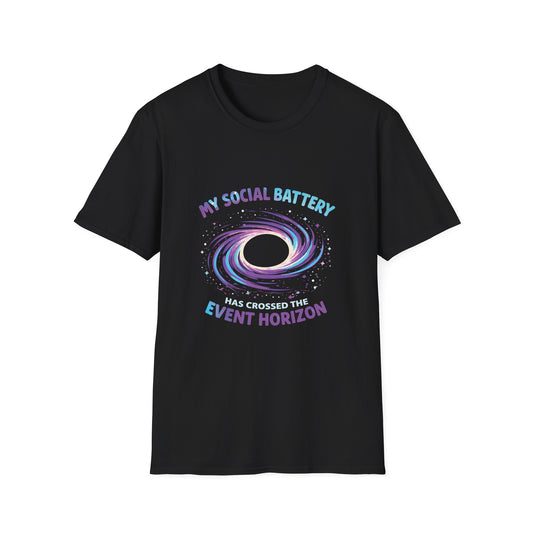 Event Horizon Social Battery T-Shirt