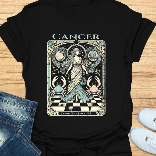 Cancer Mystical Card T-Shirt