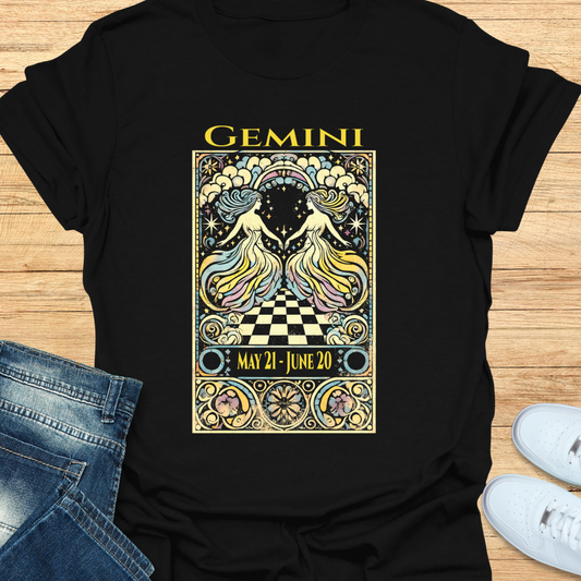 Gemini Mystical Card T-Shirt