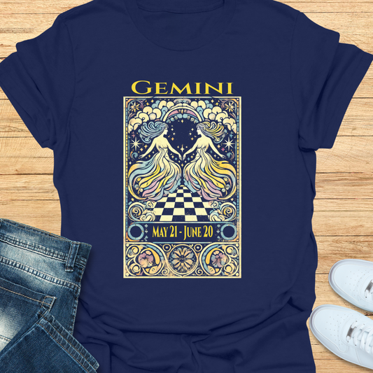 Gemini Mystical Card T-Shirt