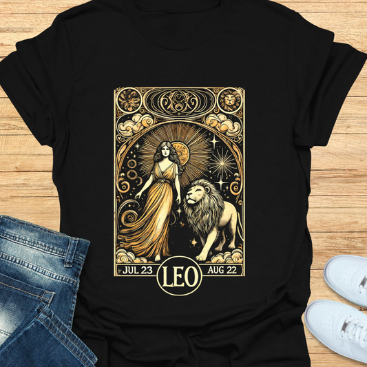 Leo Mystical Card T-Shirt