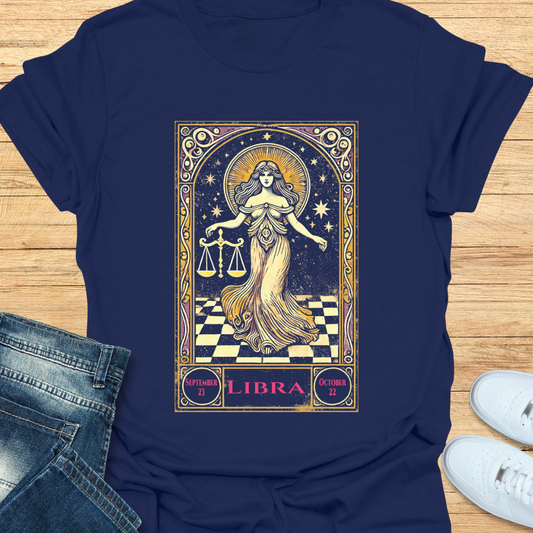 Libra Mystical Card T-Shirt