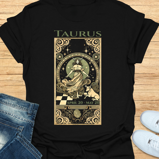 Taurus Mystical Card T-Shirt