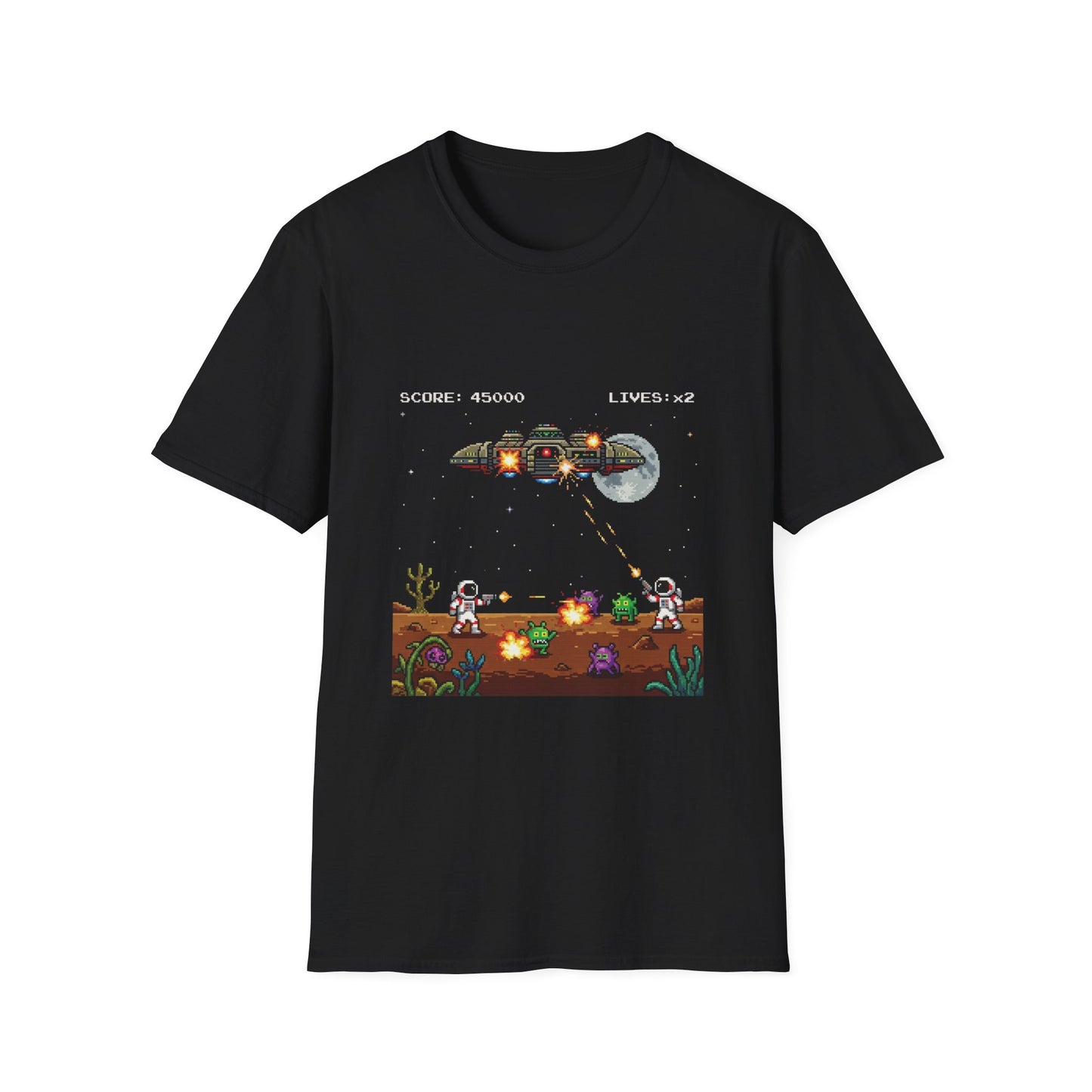 16-bit Space War T-Shirt