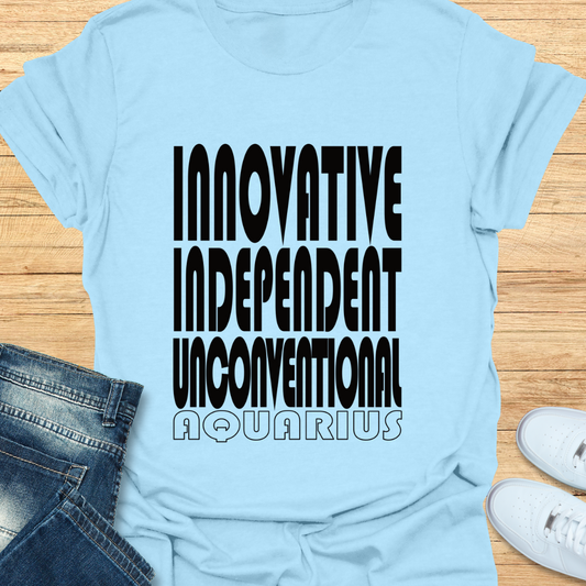 Aquarius Triple Trait T-Shirt