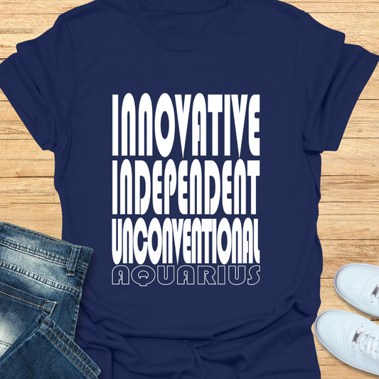 Aquarius Triple Trait T-Shirt