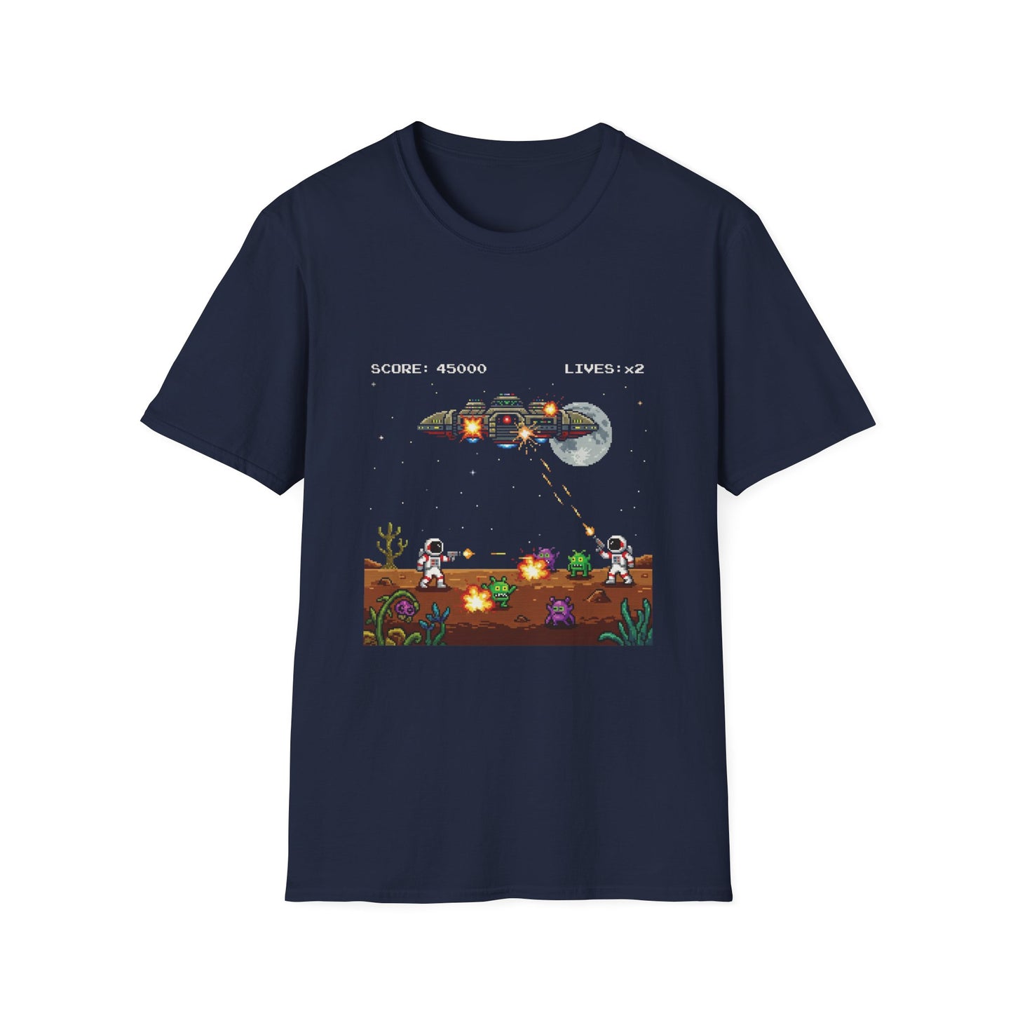 16-bit Space War T-Shirt