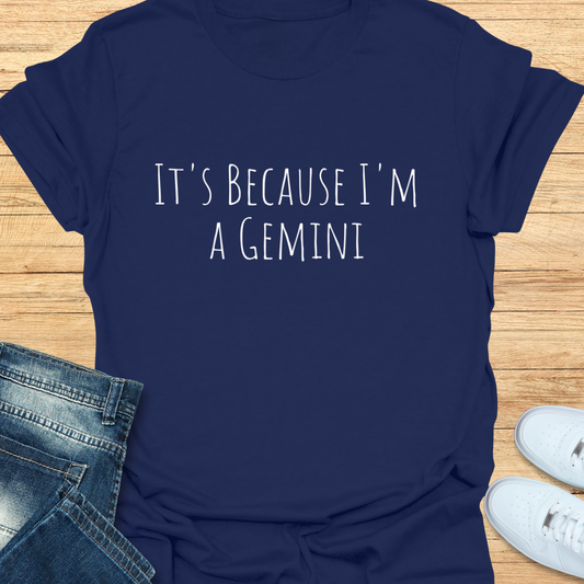 It's Because I'm a Gemini T-Shirt