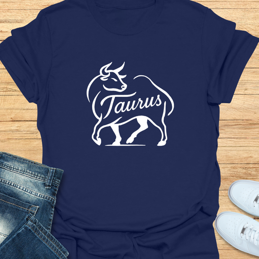 Taurus Line Art T-Shirt