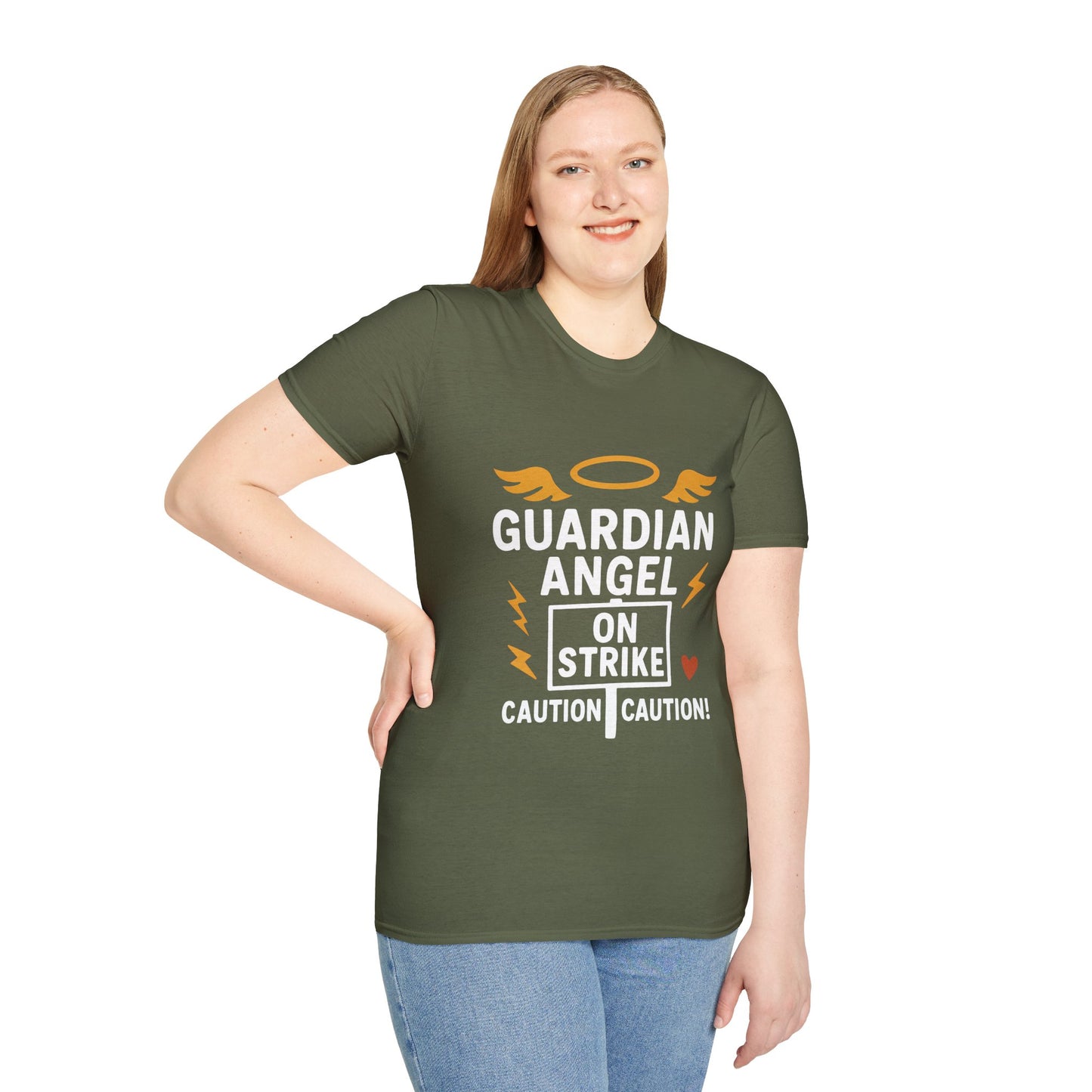 Guardian Angel on Strike T-Shirt
