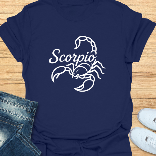 Scorpio Line Art T-Shirt