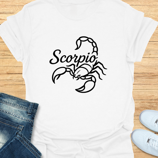 Scorpio Line Art T-Shirt