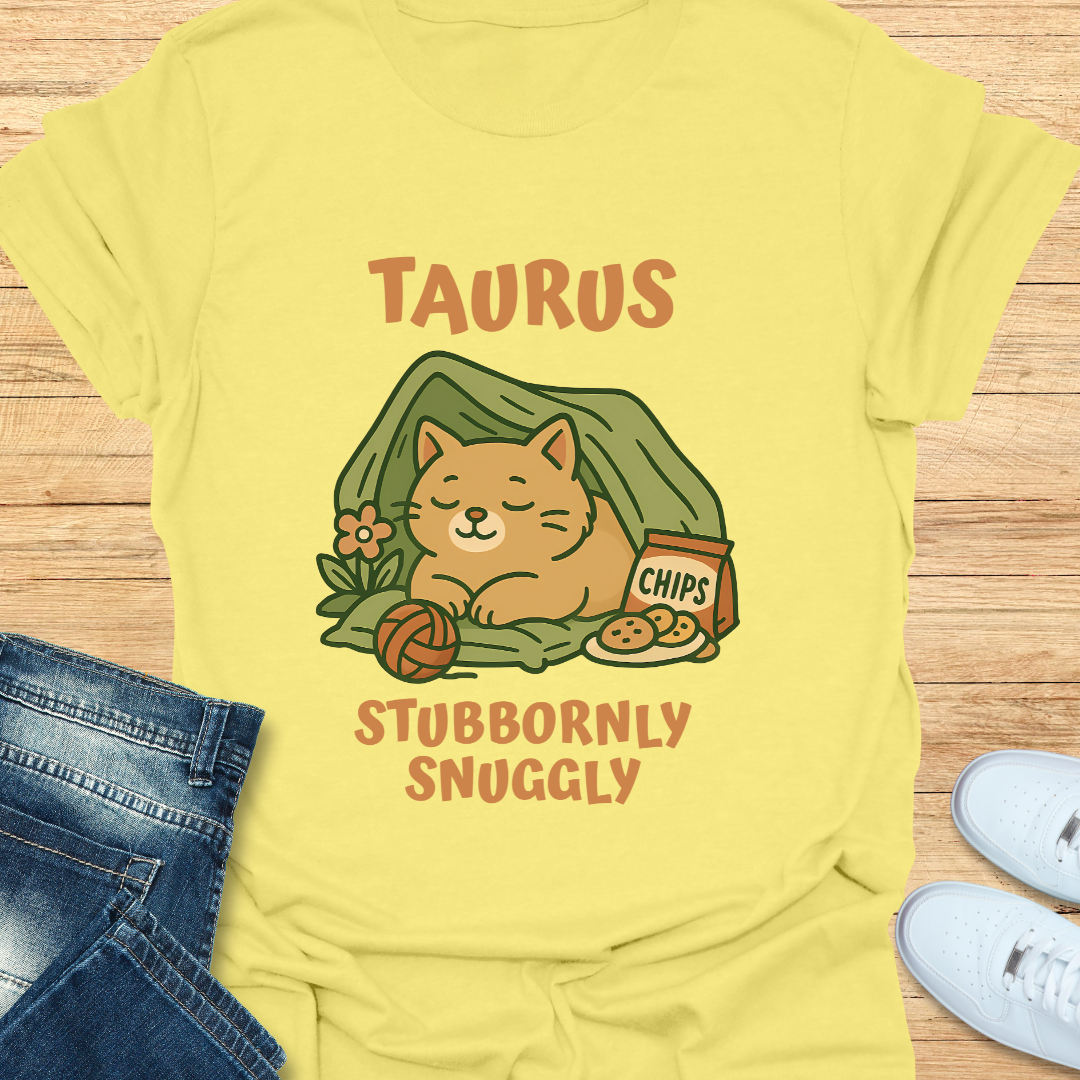 Taurus Stubbornly Snuggly T-Shirt