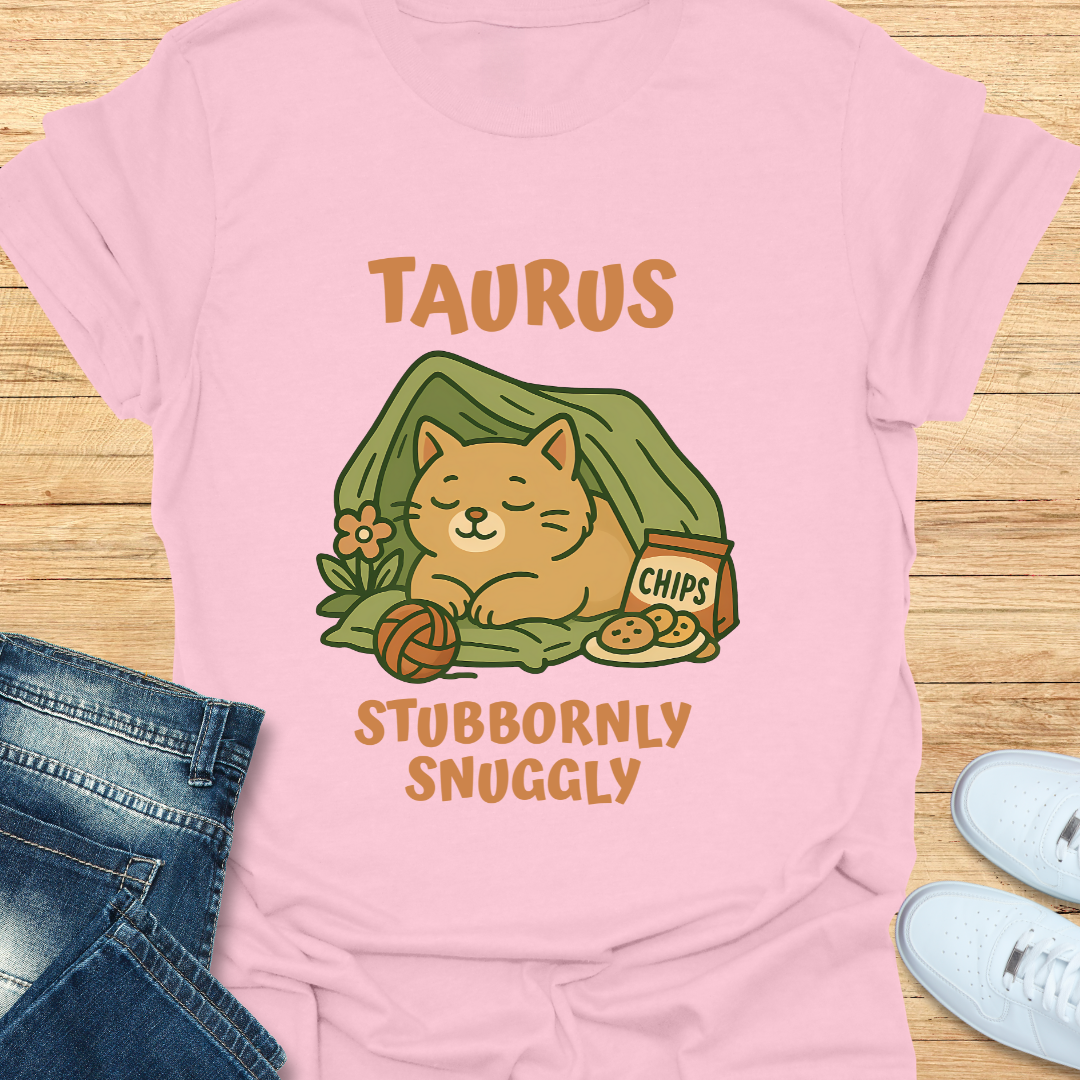 Taurus Stubbornly Snuggly T-Shirt