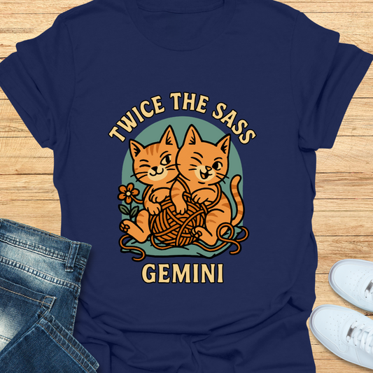 Gemini Twice the Sass T-Shirt