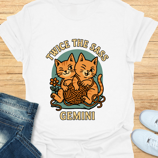 Gemini Twice the Sass T-Shirt