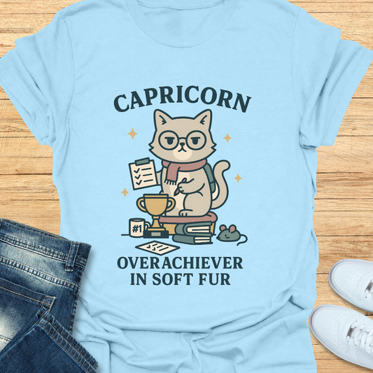Capricorn Overachiever in Soft Fur T-Shirt