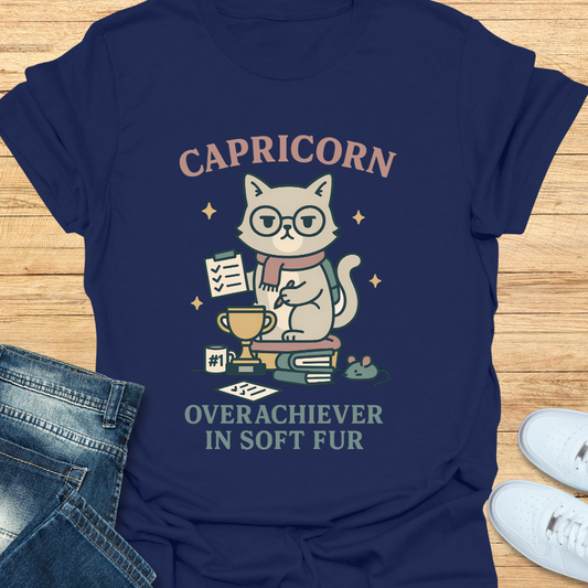 Capricorn Overachiever in Soft Fur T-Shirt