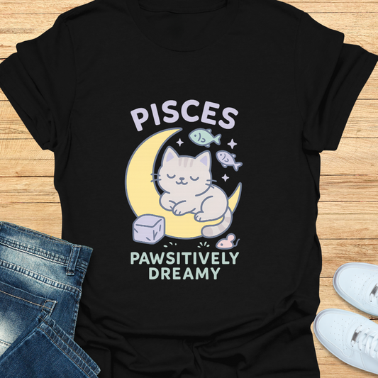 Pisces Pawsitively Dreamy T-Shirt