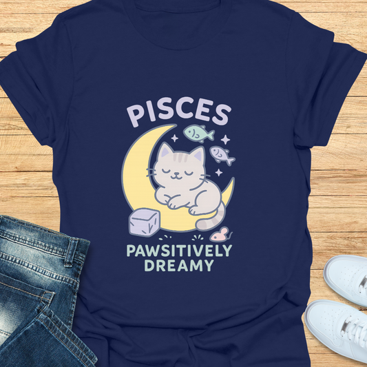 Pisces Pawsitively Dreamy T-Shirt