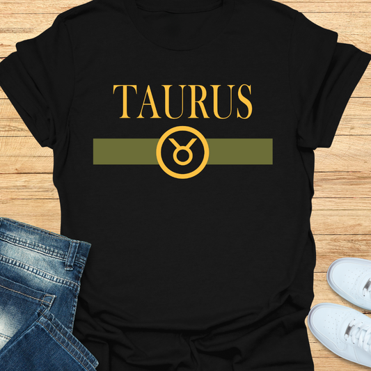 Taurus Luxury Nameplate Earth Scheme T-Shirt