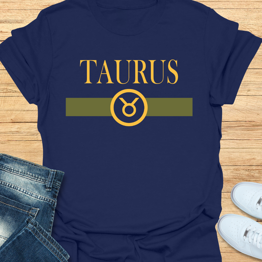 Taurus Luxury Nameplate Earth Scheme T-Shirt