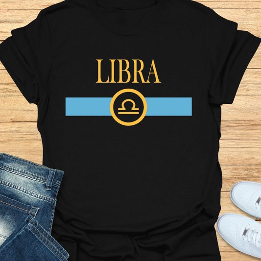 Libra Luxury Nameplate Air Scheme T-Shirt