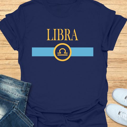 Libra Luxury Nameplate Air Scheme T-Shirt