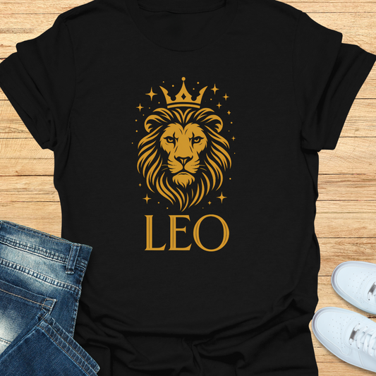 Leo Majestic Lion Head T-Shirt