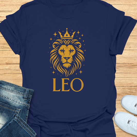Leo Majestic Lion Head T-Shirt