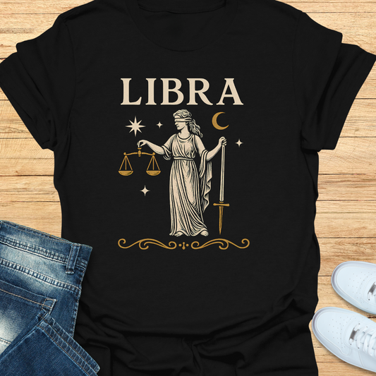 Celestial Lady Justice T-Shirt