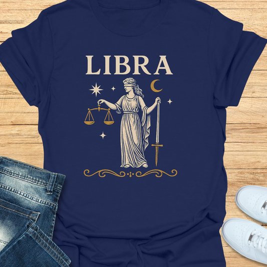 Celestial Lady Justice T-Shirt