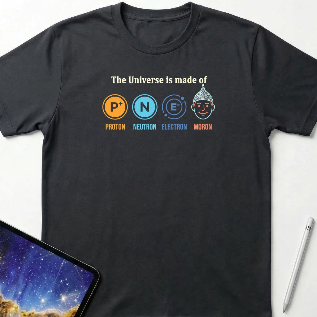 The Universe is Made of T-Shirt Black