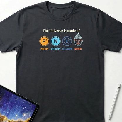 The Universe is Made of T-Shirt Black