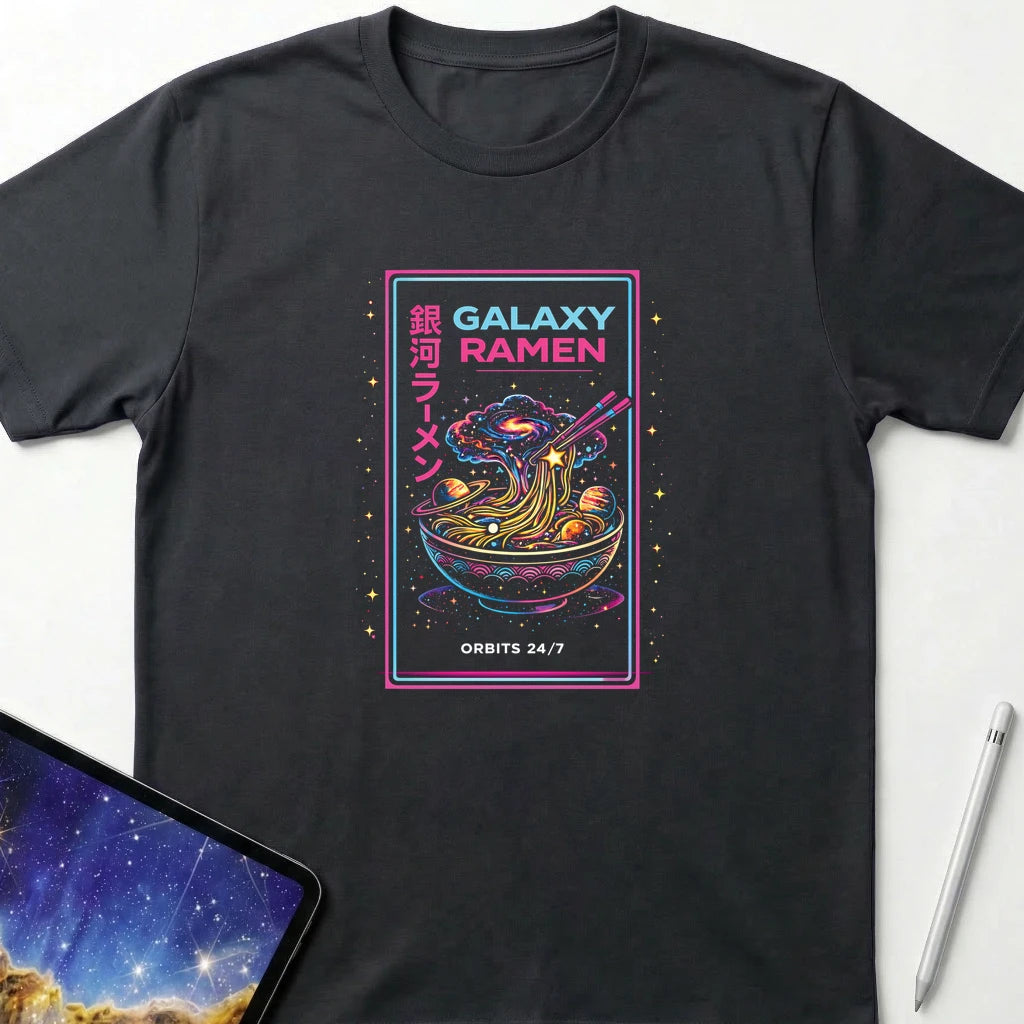 Galaxy Ramen T-Shirt Black