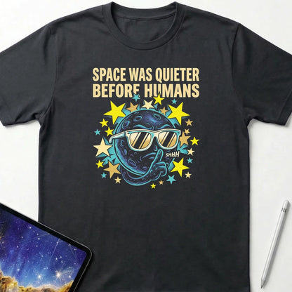 Quieter Before Humans T-Shirt Black