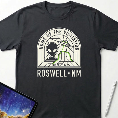 Roswell NM Visitation T-Shirt Black