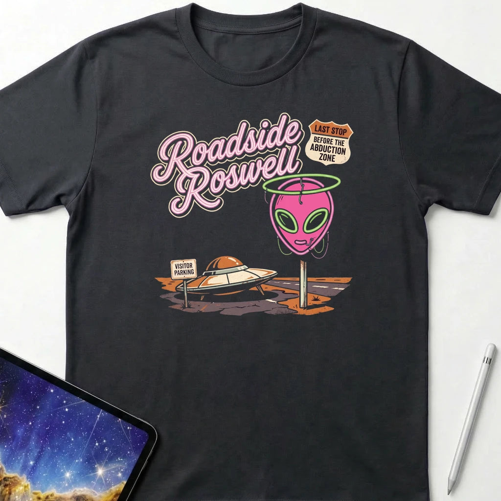 Roadside Roswell T-Shirt Black