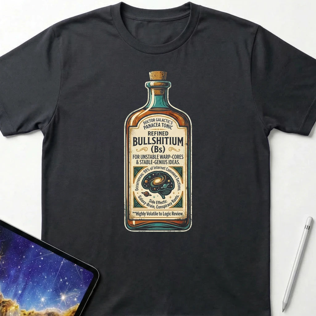Doctor Galactics Tonic T-Shirt Black
