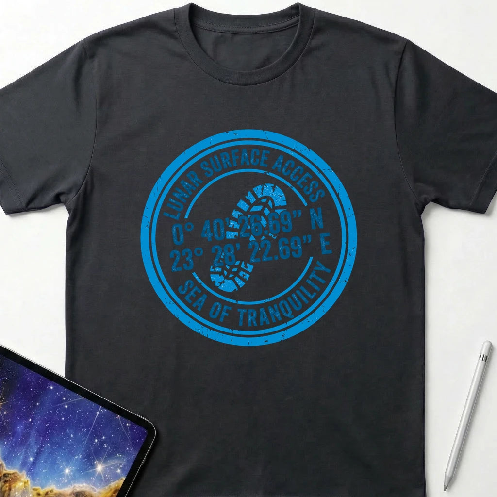 Sea Of Tranquility T-Shirt Black