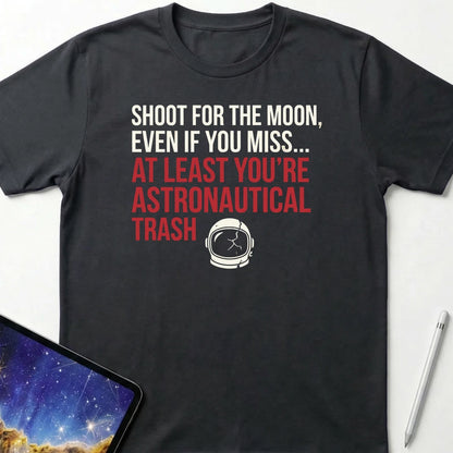 Shoot for the Moon T-Shirt Black