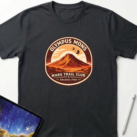 Mars Trail Club T-Shirt Black