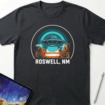 Roswell NM Desert T-Shirt Black