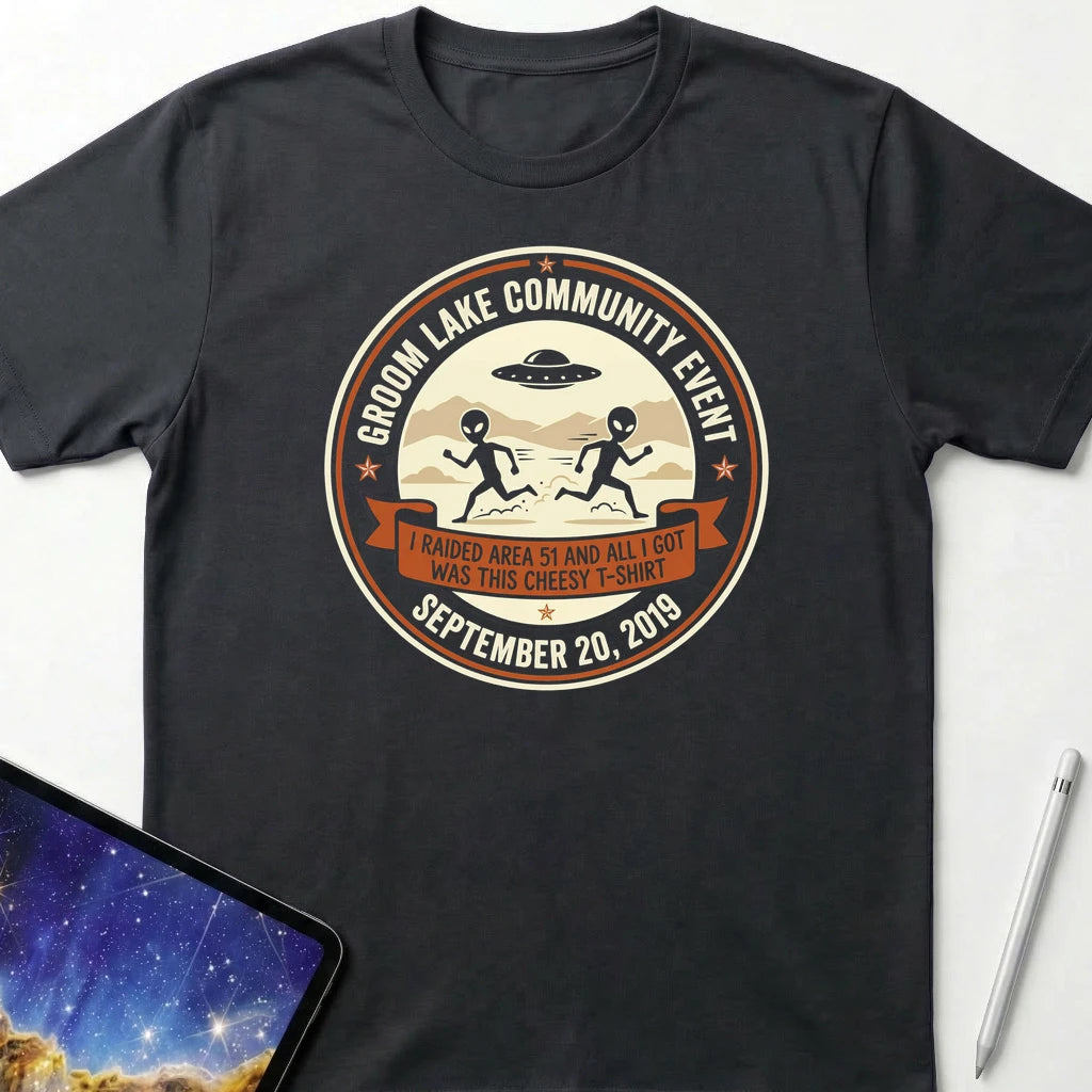Area 51 Raid T-Shirt Black