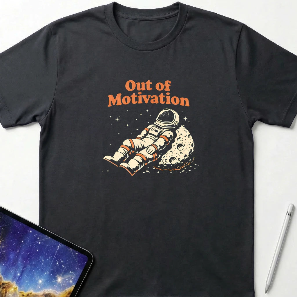 Out of Motivation T-Shirt Black