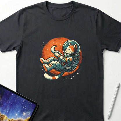 Floating Among Stars T-Shirt Black