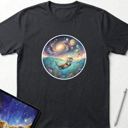 Portal to Otter Space T-Shirt Black