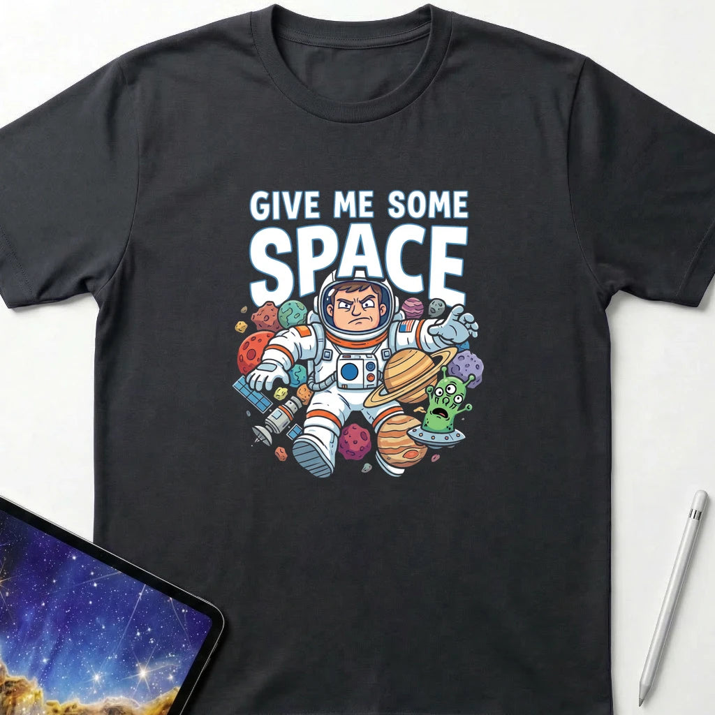 Give Me Some Space T-Shirt Black