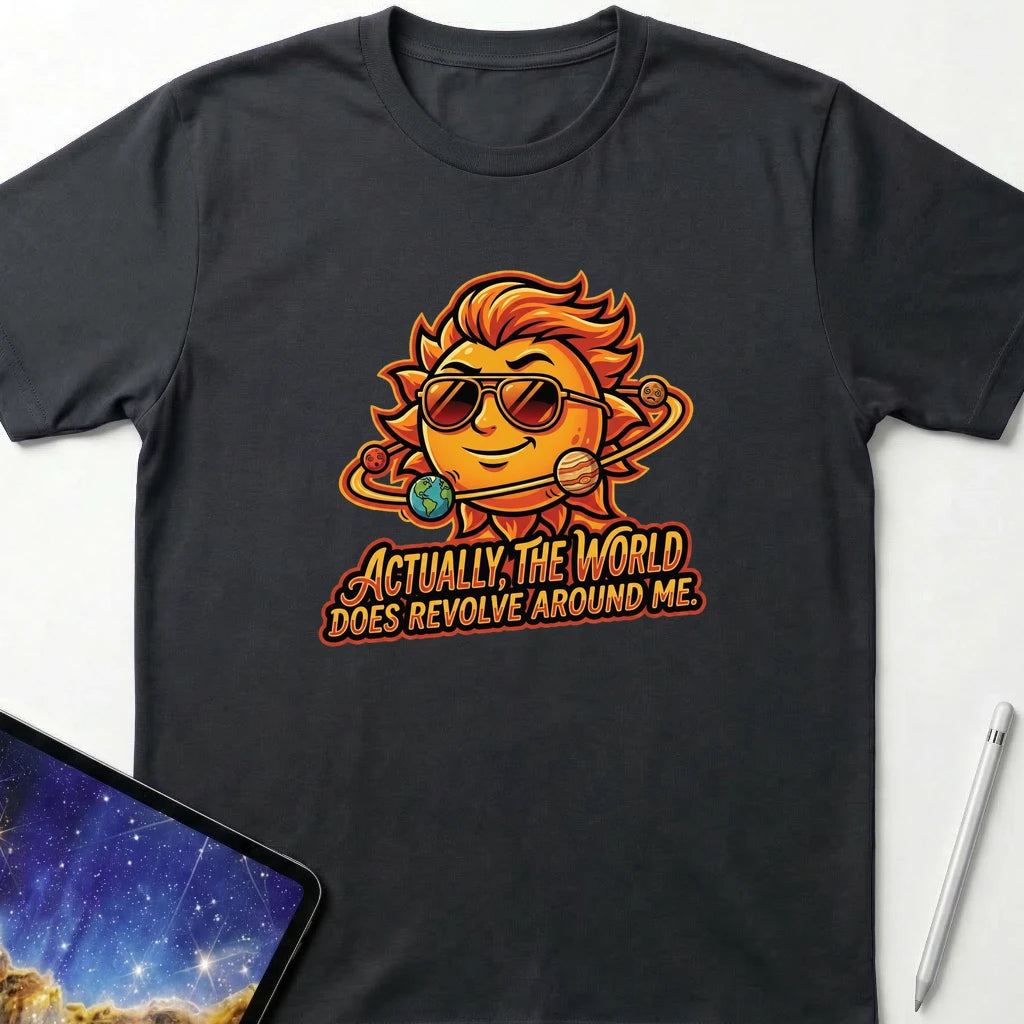 Revolve Around Me T-Shirt Black