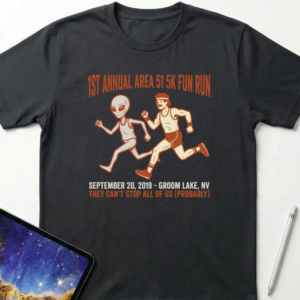 Area 51 Fun Run T-Shirt Black